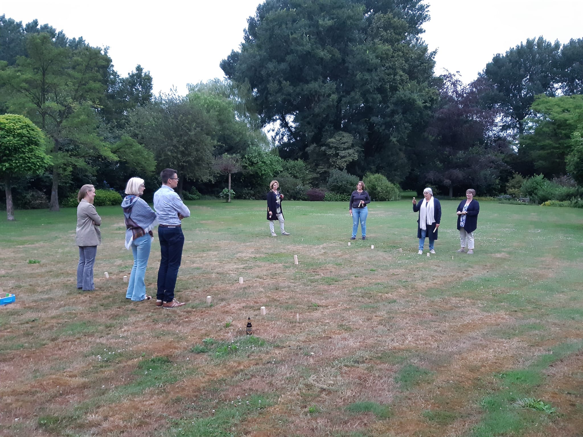 Een gezellig spelletje tijdens de jaarlijkse B(uurt)BBQ